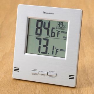 Indoor/Outdoor thermometers at Brookstone—Buy Now