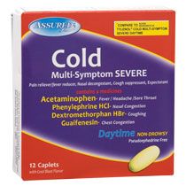 Home Health & Personal Care Cough, Cold & Flu Assured Non Drowsy 