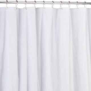 eva white shower curtain liner in shower curtains  CB2