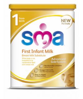 SMA First Infant Milk Powder   900g   formula milk   Mothercare