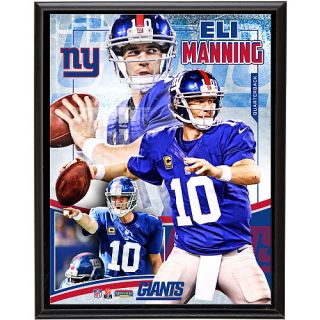 Mounted Memories New York Giants Eli Manning Sublimated 10x13 Player 