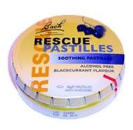 Bach Rescue Remedy Soothing Pastilles   Blackcurrant Flavour 50g 