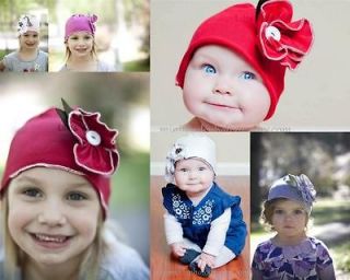   COTTON KUFI HAT for TODDLER OR BABY CLOTHES LOT WHOLESALE BOW GERBER