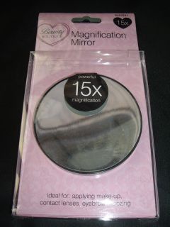 15X HUGE MAGNIFICATION MAKE UP MIRROR CLOSE MAGNIFYING COSMETICS 