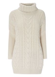 Home Knitwear Oversized Cable Jumper