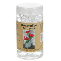 Bulk Decorative Accents Clear Floral Hydration Beads, 8.5 oz. Jars at 