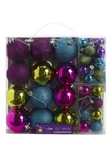 Matalan   40 Pack Of Baubles