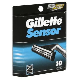10 Cartridges Gillette Sensor Refills