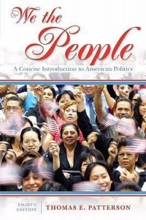 VERY GOOD CONDITION* WE THE PEOPLE 8TH EIGHTH US EDITION BY THOMAS E 