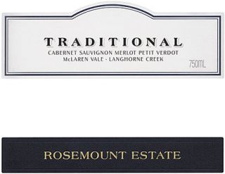 Rosemount Traditional Cabernet Merlot 2000 