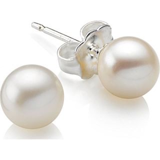 Freshwater pearl stud earrings   MOLLY BROWN  selfridges