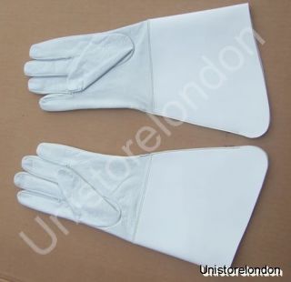 Gloves Leather Drum Major’s Glover White R479