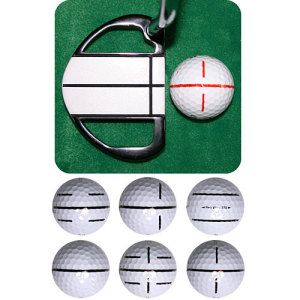 Golf Ball Tool Line Em Up Golf Ball Line Marker Alignment Tool  TGW 