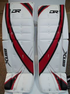 DR GPX65 XLR8 *NEW* Goalie leg pads, size 34+1, ice Hockey