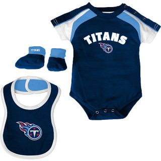 Tennessee Titans Newborn Creeper/Bib/Bootie Set   
