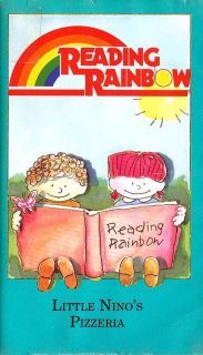 READING RAINBOW Little Ninos Pizzeria KAREN BARBOUR teamwork VHS 