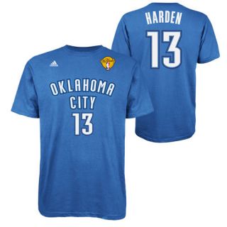 Official NBA Finals Adidas James Harden Jersey T Shirt Oklahoma City 