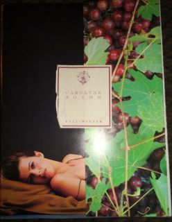 Vintage Carolyne Roehm catalog Fall Winter 1990s vogue Josie Borain 