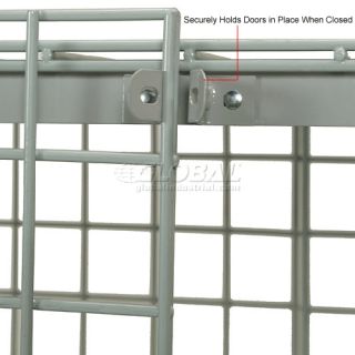 Lockers  Ventilated  Wire Mesh Security Cage 72x36x72  184105 