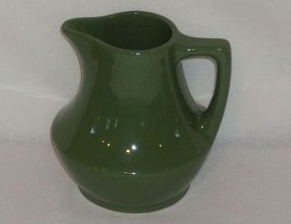 Vintage BEAUCEWARE Pottery Canada Forest Green 6 Cup PITCHER