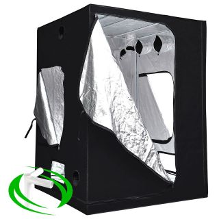   x5x78 Reflective Hydroponics Mylar Grow Tent 600D Window Cabinet Box