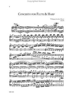 Look inside MOZART Concerto for Flute & Harp in C major, KV299 (3 CD 