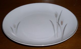 Fine China of Japan PLATINUM WHEAT Pattern Bread Plate