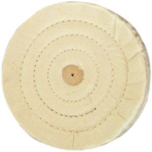 Soft White Muslin Buffing Wheel Buffer Grinder