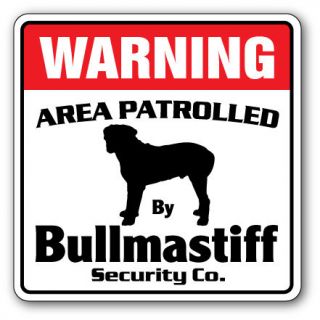   Security Sign Area Patrolled pet purebred AKC dog guard lover vet