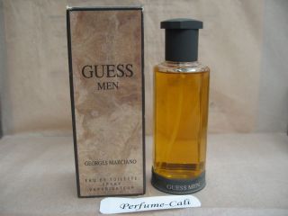 ORIGINAL** GUESS MEN by GEORGES MARCIANO 3.4 FL oz / 100 ML EDT 