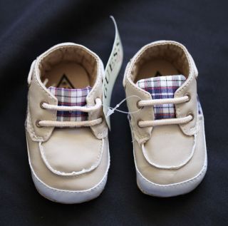 Z2 BNWT GUESS little Gentlemen Boy Shoes 0 6/6 12 months size 2/4 