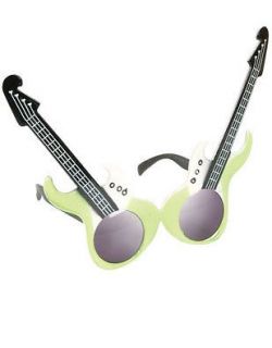 Rock n Roll Star Hero Purple Guitar Glasses Sunglasses