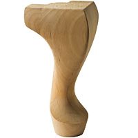 Queen Anne Wooden Furniture Legs   Rockler Woodworking Tools