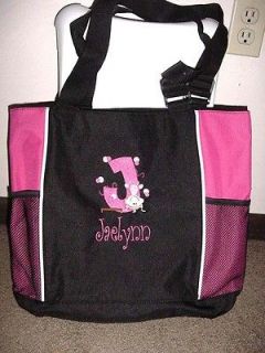 Personalized Girls Toddler Gymnastics Gymnast Dance Tote bag with 