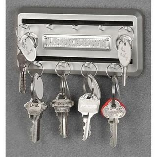 Lockdown key rack for gun safes.