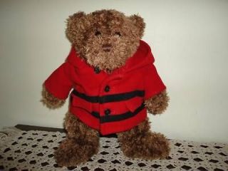 Gund Hudson Bay Co Bear in HBC Blanket Hooded Jacket