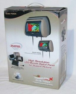 Concept CLS 700X 7 Digital LED Panel Screen Car DVD Player Headrest