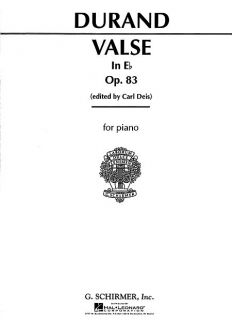 Look inside Valse in E Flat, Op. 83   Sheet Music Plus