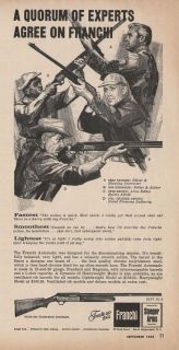   1968 FRANCHI STOEGER ARMS Shotguns Print Ad   South Hackensack, NJ
