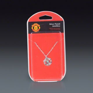 Manchester United Silver Plated Necklace  SOCCER