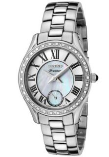 Seiko SRKZ93P1 Watches,Womens Quartz Diamonds Stainless Steel w 