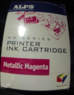 NEW ALPS Metallic Magenta Printer Ink Cartridge Micro Dry MD Series