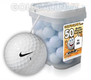 50 Ball Bucket Mint Nike Mix Used Golf Balls