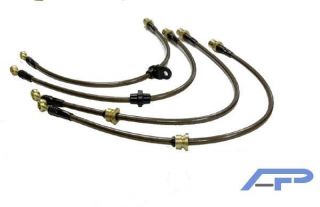 AGENCY POWER FRONT BRAKE LINES 94 98 FORD MUSTANG COBRA (Fits 1995 