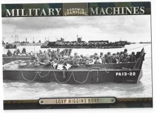 2012 Upper Deck Goodwin Champions Military Machines #MM 6 LCVP Higgins 