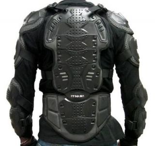 Motorcycle Full Body Armor Spine Back Chest Shoulder Protector MX 