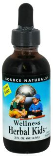 Buy Source Naturals   Wellness Herbal Kids Immune Support Liquid 