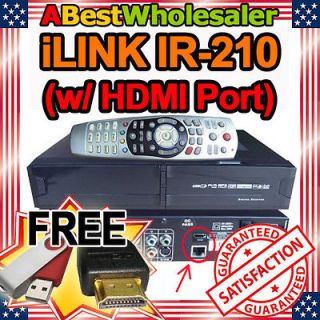 NEW i LINK IR 210 FTA SATELLITE RECEIVER HDMI READY + FREE HDMI CABLE