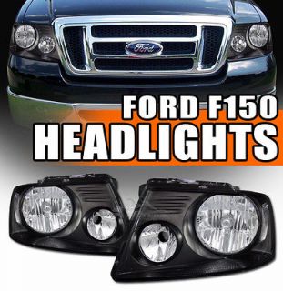   JDM Black Headlights Headlamps Set 06 08 Mark LT Pickup/Truck
