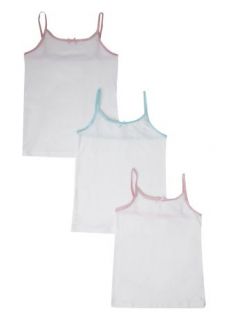 Matalan   3 Pack Cami Colour Trim